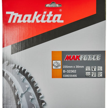Makita HM ZAAGB 235X30X2,6 40T