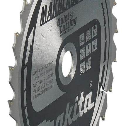 Makita HM-ZAAGBLAD 190X2,2X20 24 TAND L-N