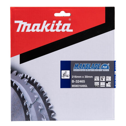 Makita ZAAGBLAD Q+C 216X30X2,4 48T 5G