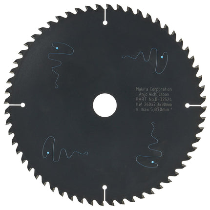 Makita HM Zaagblad 260X30 60T - Hout 5G – B-32524
