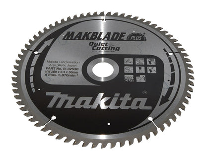Makita HM ZAAGB 260X30X2,3 70T L-N