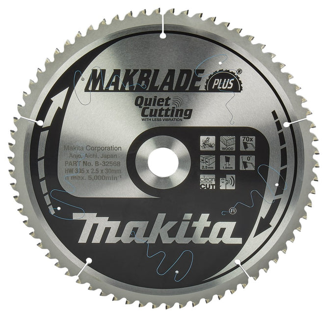Makita HM ZAAGBLAD 305X30X2.5 70T L-N - B-32568
