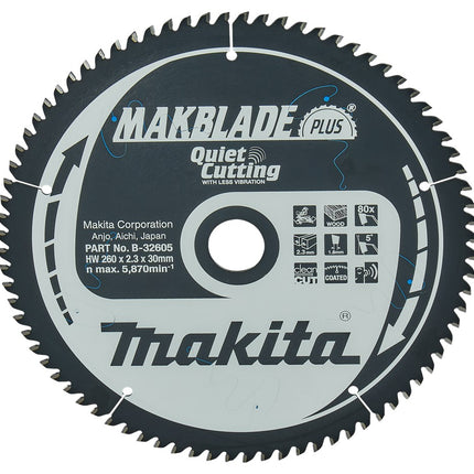 Makita HM ZAAGB 260X30X80T - B-32605