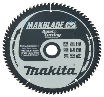 Makita HM ZAAGB 260X30X80T - B-32605