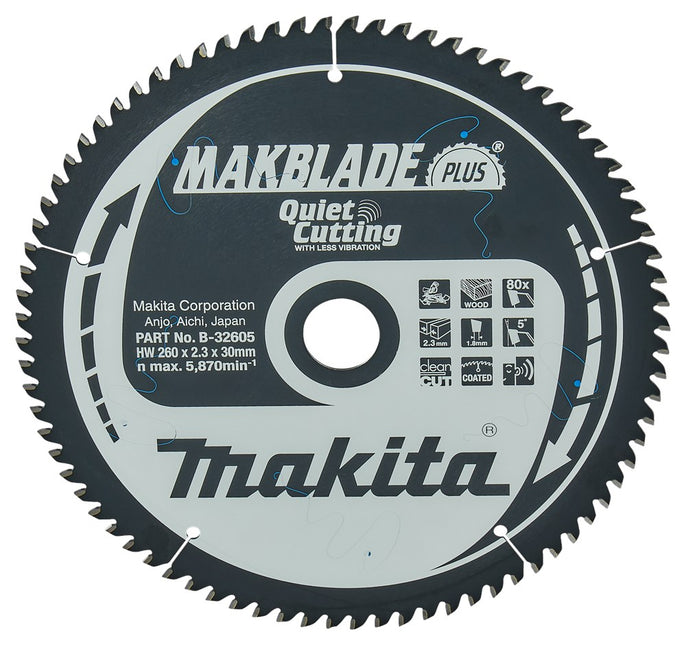 Makita HM ZAAGB 260X30X80T - B-32605
