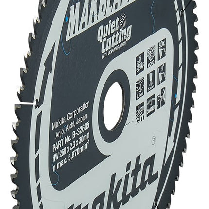 Makita HM ZAAGB 260X30X80T - B-32605