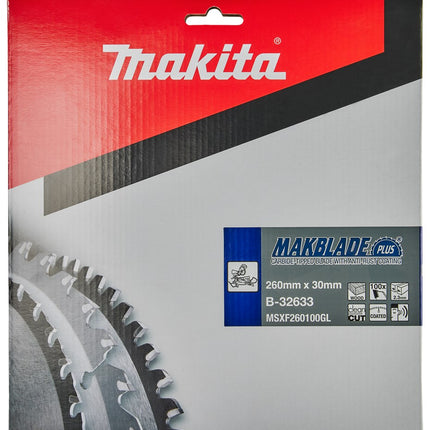 Makita HM ZAAGBLAD 260X30X2,3 100T