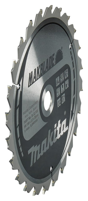 Makita HM Zaagblad 190X20X2.2 24T Zaagblad Hout 190X20X2,2 5G – B-32708