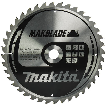 Makita HM-ZAAGBLAD 305X30X2,3 40T