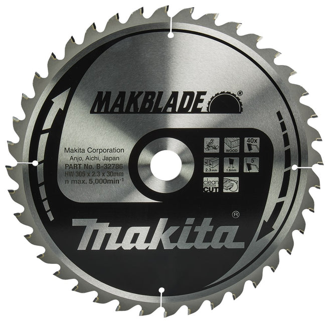 Makita HM-ZAAGBLAD 305X30X2,3 40T