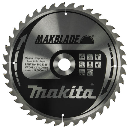 Makita HM-ZAAGBLAD 305X30X2,3 40T