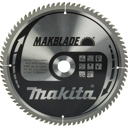 Makita HM ZAAGB 305X2,3X30 T=80