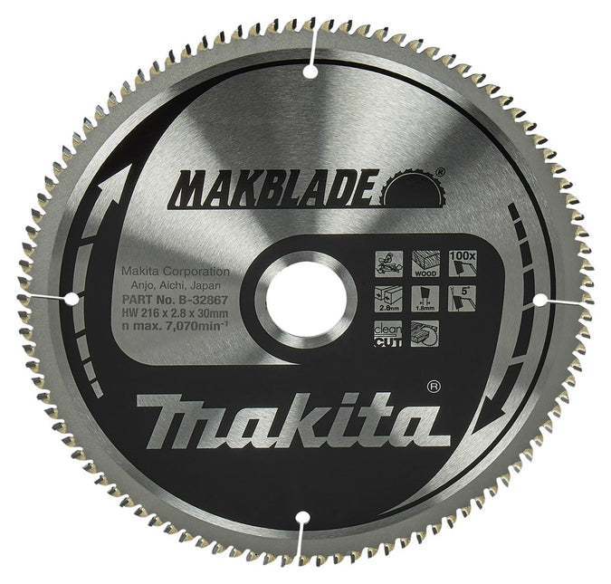 Makita HM ZAAGBLAD 216X30X2.1 100T - B-32867