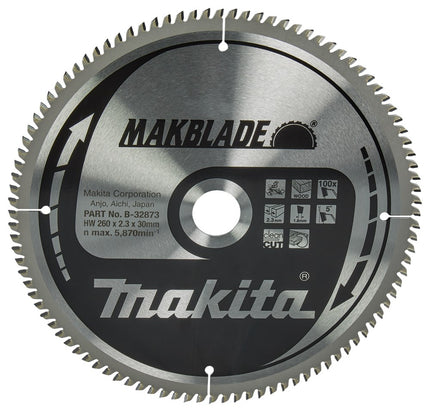 Makita ZAAGB HOUT 260X30X2,3 100T 5G