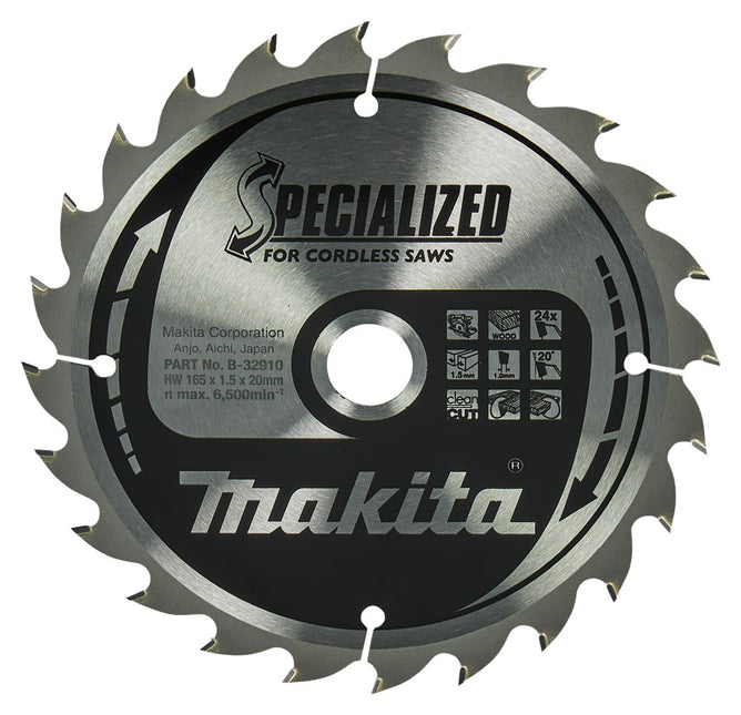 Makita HM ZAAGBLAD 165X20X1.5 24T