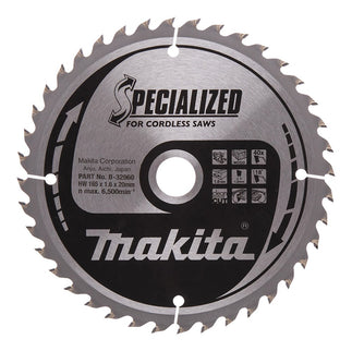 Makita HM-ZAAGBLAD 165X20X1,6 40T