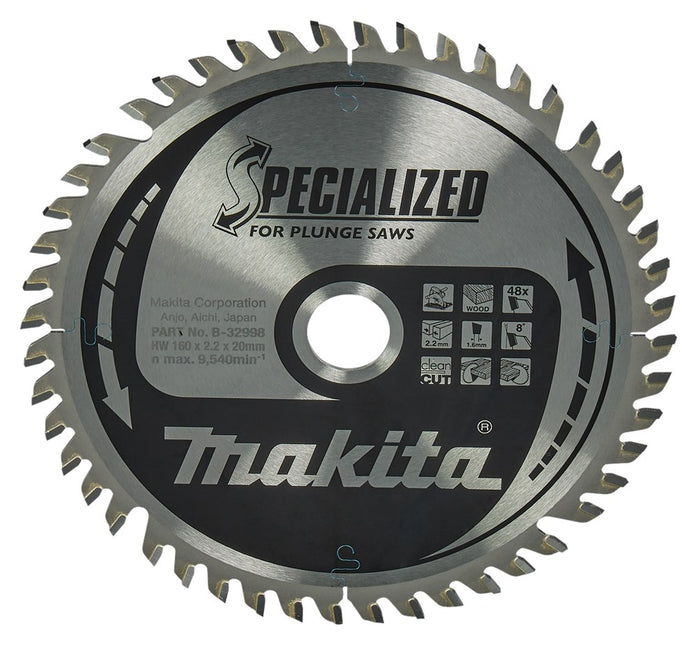 Makita HM-ZAAGBLAD 160X20X2,2 48T