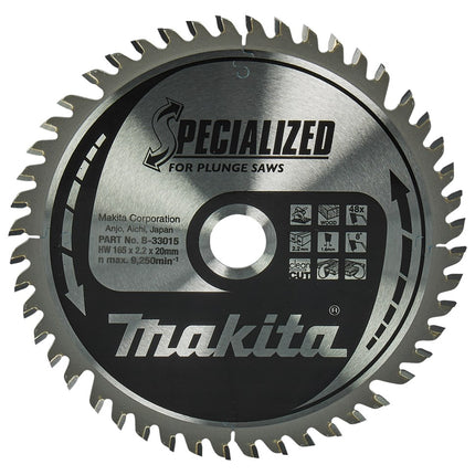 Makita HM-ZAAGBLAD 165X20X2,2 48T