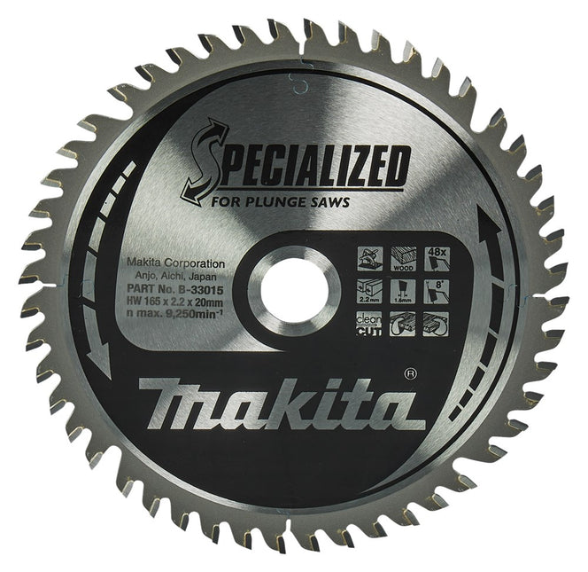 Makita HM-ZAAGBLAD 165X20X2,2 48T
