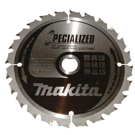 Makita CIRKELZAAGBLAD HOUT (NOEST/SPIJKER)