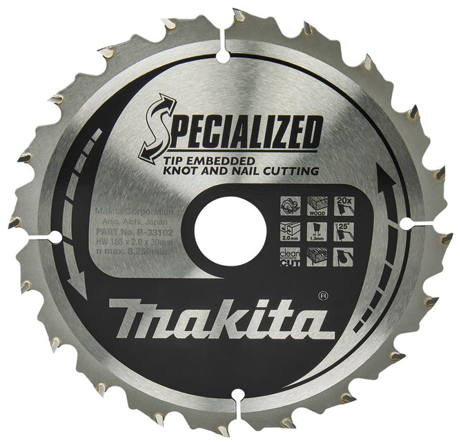 Makita HM ZAAGB 185X30X2.0 20T