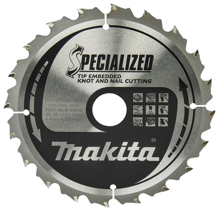 Makita HM ZAAGB 185X30X2.0 20T