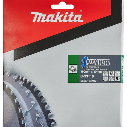 MAKITA HM ZAAGBLAD 190X30X2.0 T=24