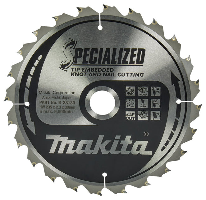 Makita HM ZAAGBLAD 235X30X2.3 T=24 B-33130