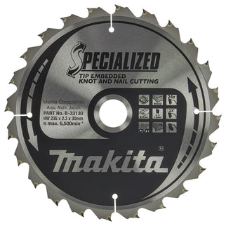 Makita HM ZAAGBLAD 235X30X2.3 T=24 B-33130
