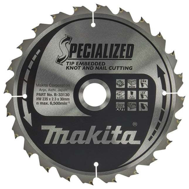 Makita HM ZAAGBLAD 235X30X2.3 T=24 B-33130