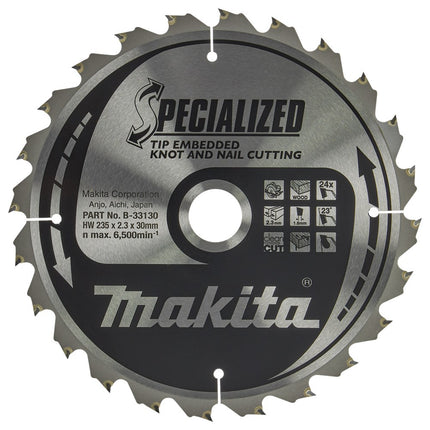Makita HM ZAAGBLAD 235X30X2.3 T=24 B-33130