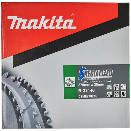 Makita HM Zaagblad 270X30X2.6 24T - Tipe 270X30X2,6 23G – B-33146