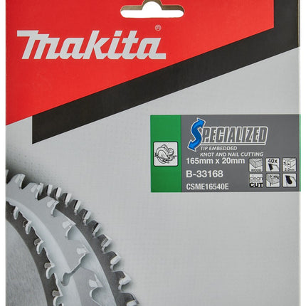Makita HM ZAAGBLAD 165X20X2.0 40T
