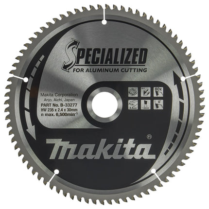 Makita HM-ZAAGBLAD 235X30X2,4 80T