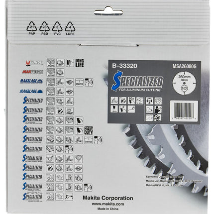 Makita AFKORTZAAGBLAD ALUMINIUM