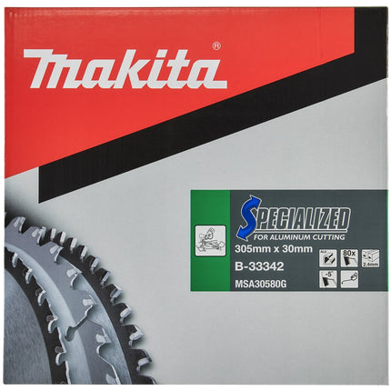 Makita HM Zaagblad 305X30X3,0 80T Aluminium 305X30X2,4 5G – B-33342