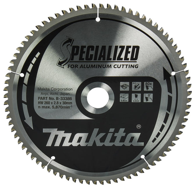 Makita TAFELZAAGBLAD ALUMINIUM