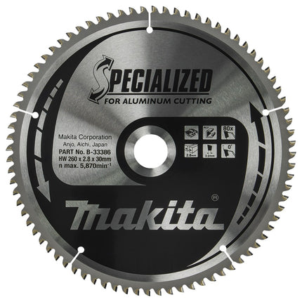 Makita TAFELZAAGBLAD ALUMINIUM