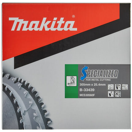 Makita Zaagblad Staal 305X25,4X2,1 60T 0G Met. – B-33439