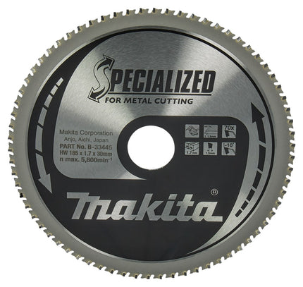 Makita HM ZAAGBLAD 185X30X1.7 70T