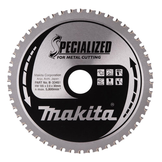 Makita ZAAGBLAD STAAL 185X30X2,0 48T