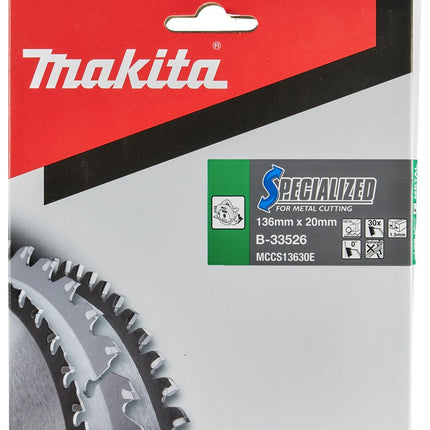 Makita Afkortzaagblad Hout 136X20X1,5 30T Zaagblad Met. 0G – B-33526