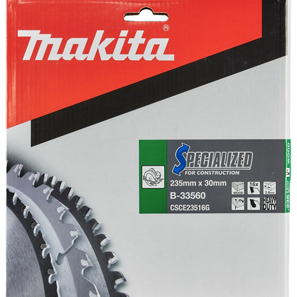Makita CIRKELZAAGBLAD HOUT (BOUW/CONSTRUCTIE)