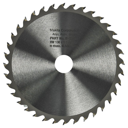 Makita Zaagblad 136X20X1,5 36T 18G Zaagblad – B-33635
