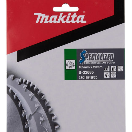 Makita PCD Zaagblad 165X20X2.3 4T 12G – B-33685