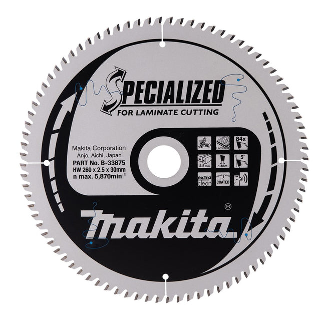 Makita HM ZAAGBLAD 260X30X2,5 T=84