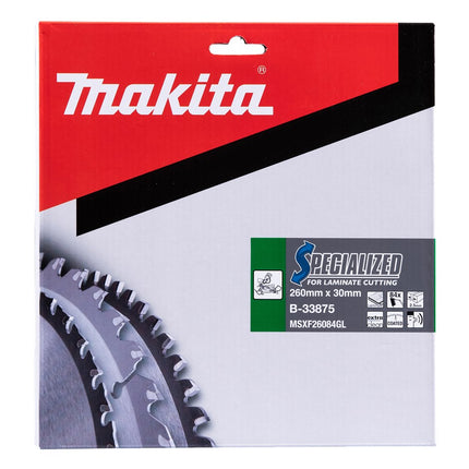 Makita HM ZAAGBLAD 260X30X2,5 T=84