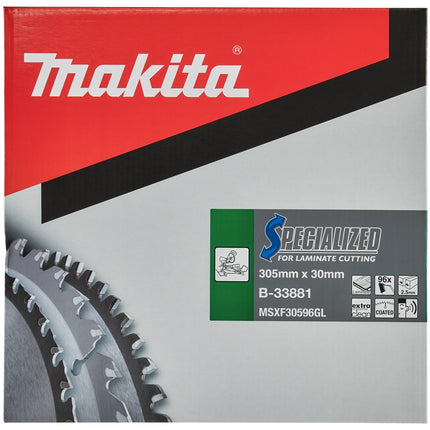 Makita HM Zaagblad 305X30X T=96 - Laminaat 305X30X2.5 96T 5G – B-33881
