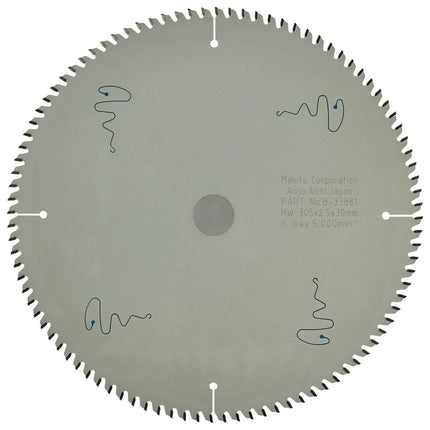 Makita HM Zaagblad 305X30X T=96 - Laminaat 305X30X2.5 96T 5G – B-33881