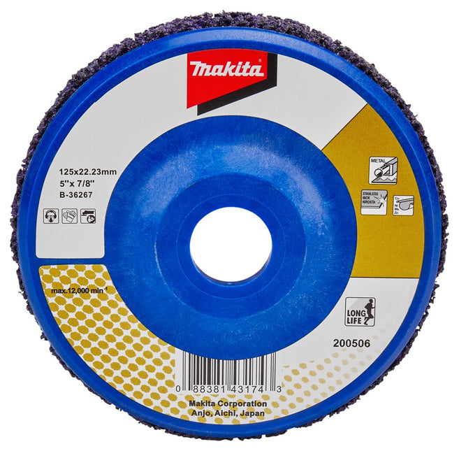Makita Reinigingsschijf 125mm Paars – B-36267